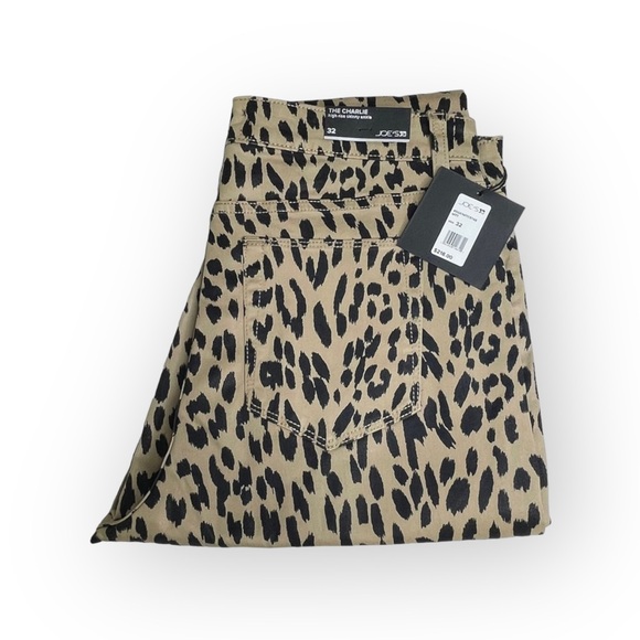 new Joes Jeans ㋛ Charlie High Waist Skinny Lightweight Denim ㋛ Cheetah Print 32 - Picture 11 of 15